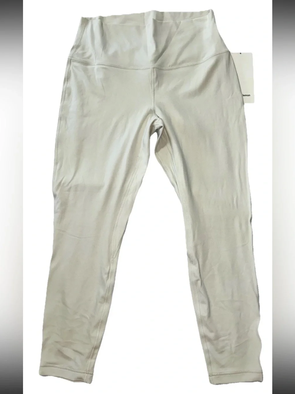 NWT*LULULEMON*SIZE 12*ALIGN HIGH RISE 25”LENGTH PANT*AUTHENTIC*BONE/IVORY*$98